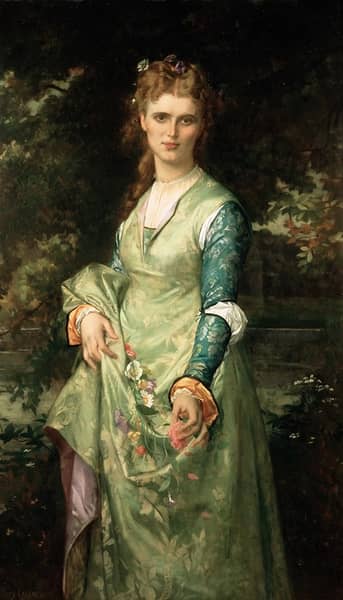 Christina Nilsson as Ophelia | Oil Painting Reproduction