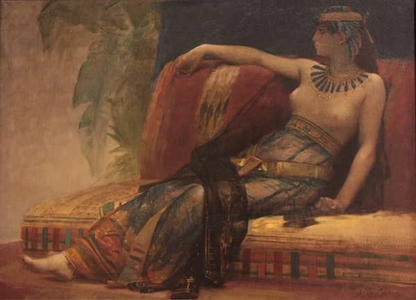 Cleopatra Sketch for Cleopatra Trying Poisons on Those Condemned to Death | Oil Painting Reproduction