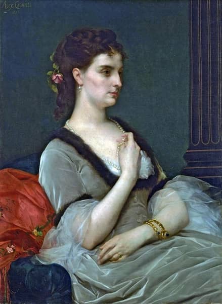 Portrait of Countess Elizabeth Vorontsova Dashkova 1868 | Oil Painting Reproduction