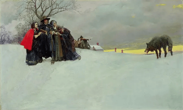 A Wolf han't been Seen in Salem for Thrity Years | Oil Painting Reproduction