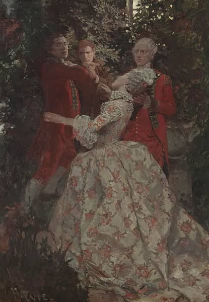 Here Andre a Spy by Howard Pyle | Oil Painting Reproduction