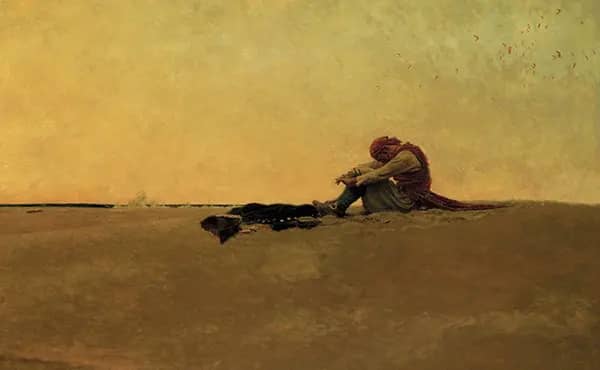 Marooned by Howard Pyle | Oil Painting Reproduction