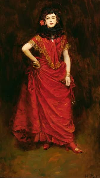 The Dancer by Howard Pyle | Oil Painting Reproduction