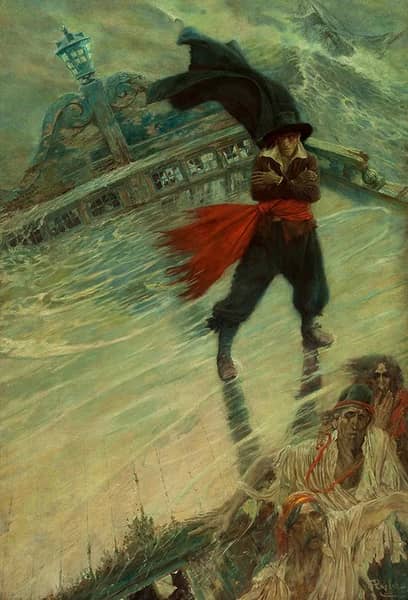 The Flying Dutchman by Howard Pyle | Oil Painting Reproduction