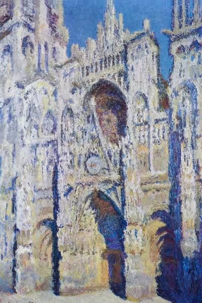 Rouen Cathedral Full Sunlight by Claude Monet | Oil Painting Reproduction
