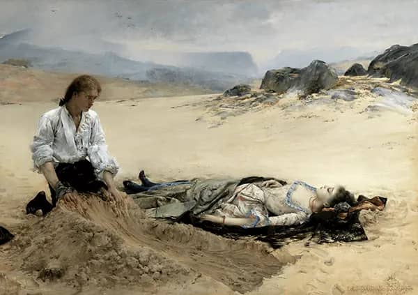 The Burial of Manon Lescaut 1878 | Oil Painting Reproduction