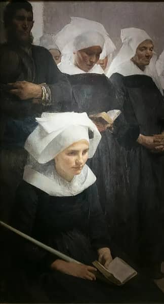 Bretons Praying 1888 by Pascal Dagnan Bouveret | Oil Painting Reproduction