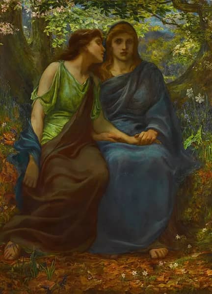 Demeter and Persephone by John Dickson Batten | Oil Painting Reproduction
