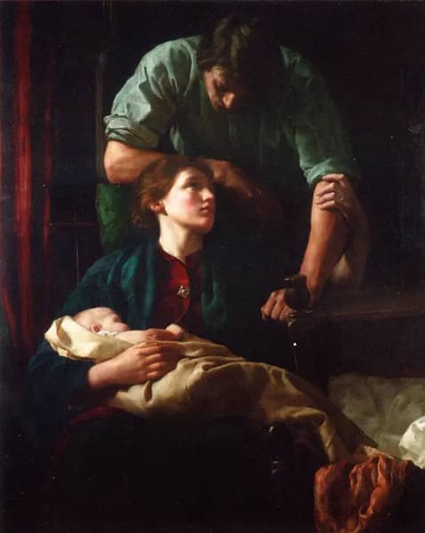 The Family 1886 by John Dickson Batten | Oil Painting Reproduction
