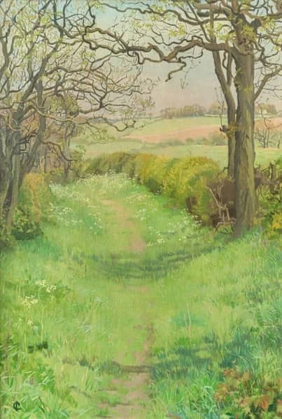 A Country Lane by Isabel Codrington | Oil Painting Reproduction
