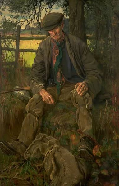 Old Tramp by Isabel Codrington | Oil Painting Reproduction
