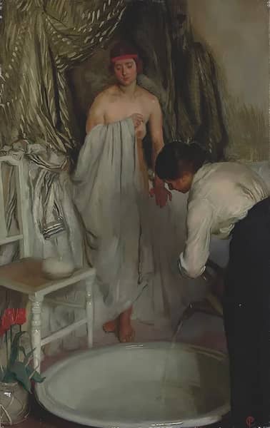 The Bath by Isabel Codrington | Oil Painting Reproduction