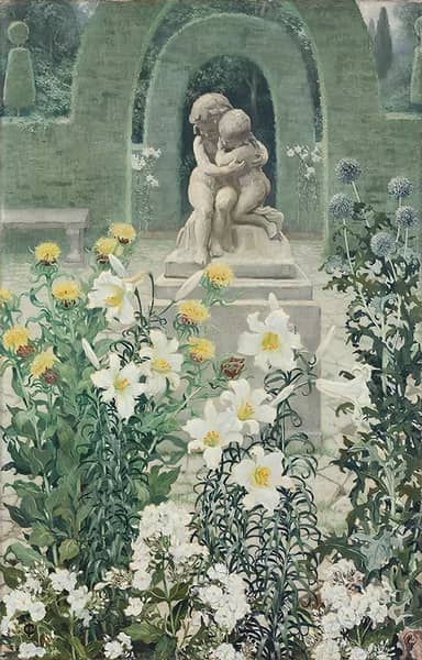 The Lily Garden by Isabel Codrington | Oil Painting Reproduction