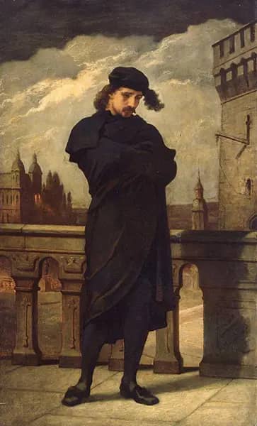 Hamlet c1864 by William Morris Hunt | Oil Painting Reproduction