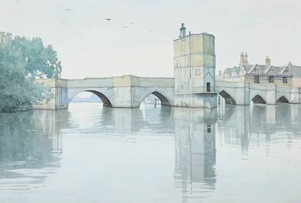 St Ives Bridge by William Fraser Garden | Oil Painting Reproduction