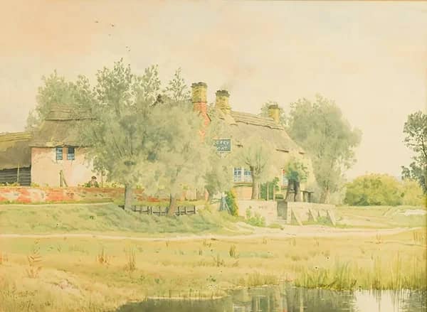 The Ferry Boat Inn by William Fraser Garden | Oil Painting Reproduction