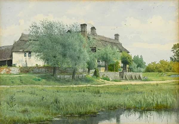 The Front Holywell 1914 | Oil Painting Reproduction