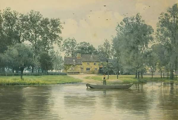 The Pike and Eel by William Fraser Garden | Oil Painting Reproduction