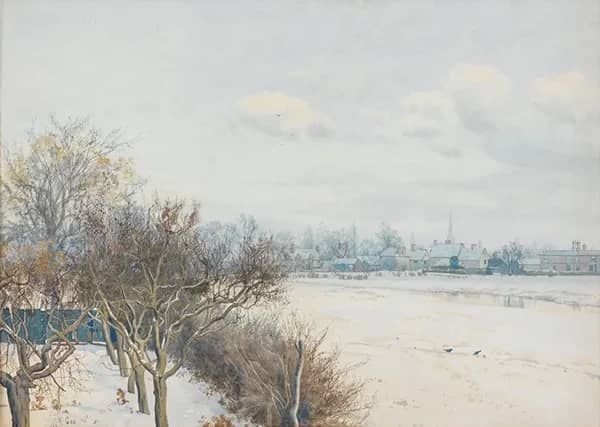 Winter in the Ouse Valley 1891 | Oil Painting Reproduction