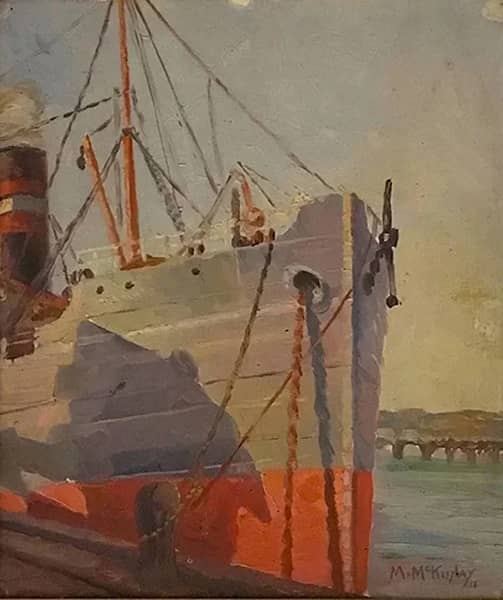 Evening Glow 1912 by Miguel Mackinlay | Oil Painting Reproduction