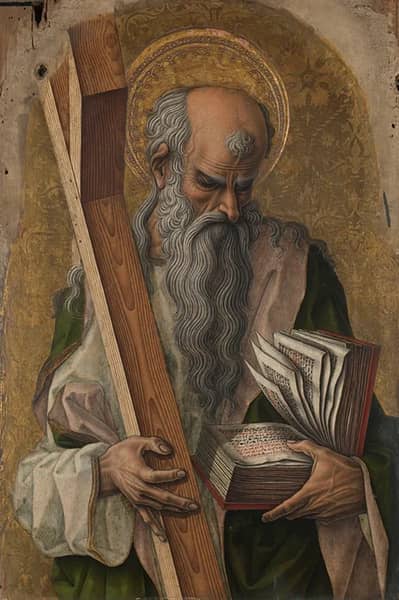 Saint Andrew 1476 by Carlo Crivelli | Oil Painting Reproduction