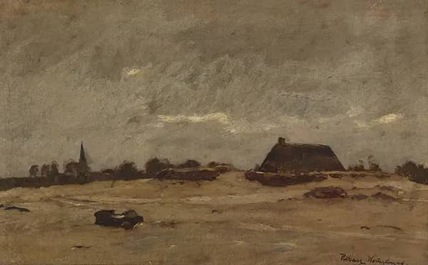 Evening Mood in Westerland by Rudolf Ribarz | Oil Painting Reproduction