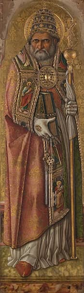 Saint Peter 1476 by Carlo Crivelli | Oil Painting Reproduction