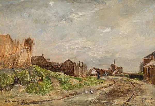 French Landscape near Cayeux 1882 | Oil Painting Reproduction