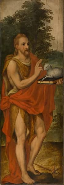 Saint John the Baptist by Lucas De Heere | Oil Painting Reproduction