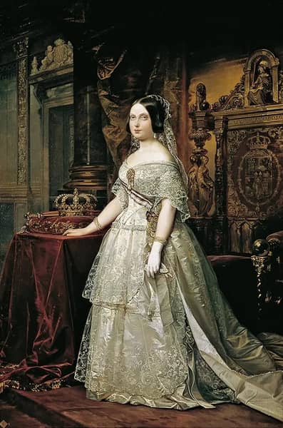 Portrait of Isabella II of Spain | Oil Painting Reproduction
