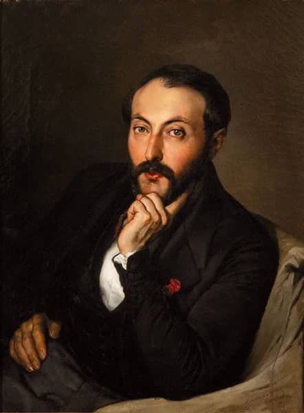 Portrait of the Painter's Friend Adrien Dauzats | Oil Painting Reproduction