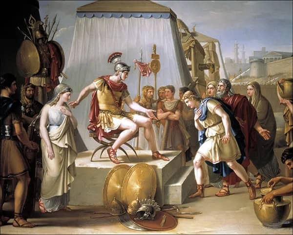 The Continence of Scipio 1831 | Oil Painting Reproduction