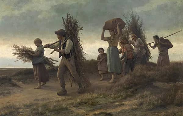 A Family of Woodcutters 1888 | Oil Painting Reproduction