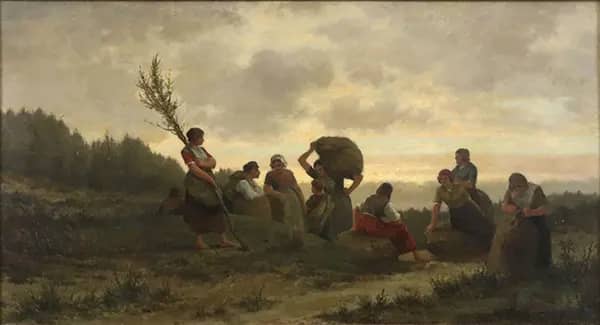 Rustende Boeren en Boerinnen | Oil Painting Reproduction