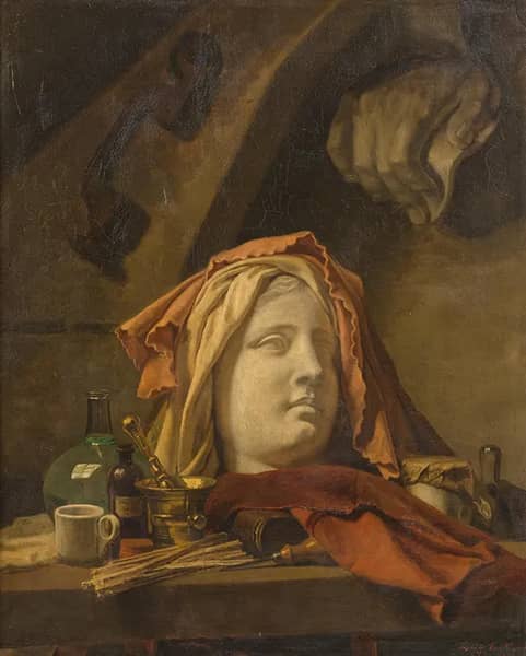 Still Life in the Artist's Studio | Oil Painting Reproduction