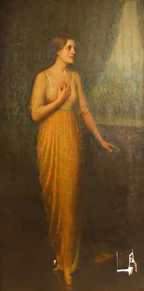 A Lady in Yellow by Edmund Hodgson Smart | Oil Painting Reproduction