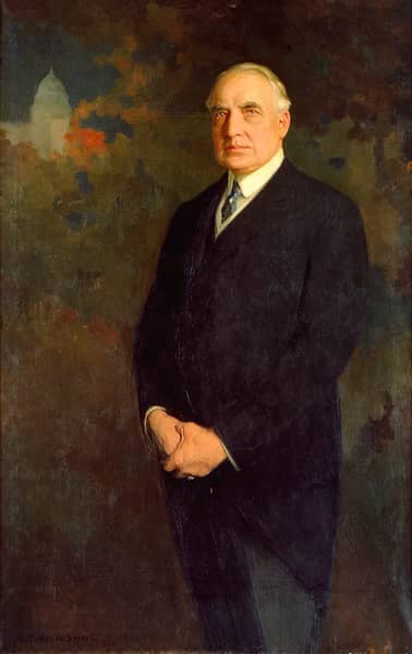 Portrait of Warren G Harding | Oil Painting Reproduction