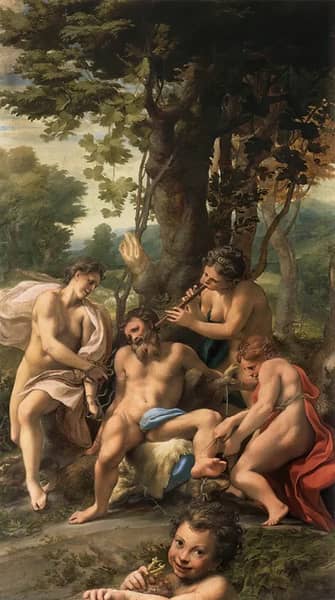 Allegory of Vices by Antonio da Correggio | Oil Painting Reproduction