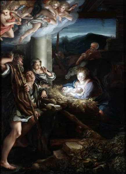 Nativity by Antonio da Correggio | Oil Painting Reproduction