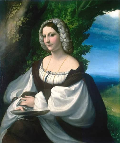 Portrait of a Lady by Antonio da Correggio | Oil Painting Reproduction