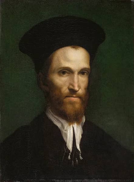 Portrait of a Man 1520 by Antonio da Correggio | Oil Painting Reproduction