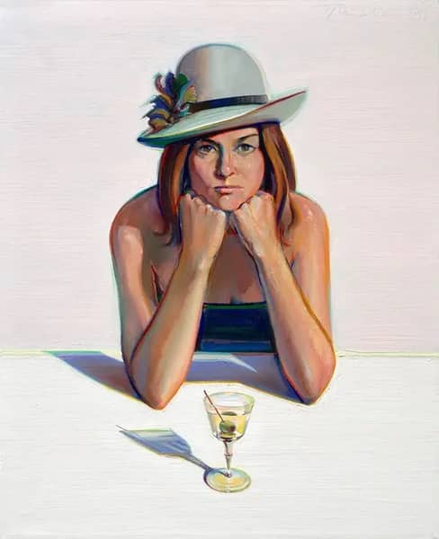 Martini Girl by Wayne Thiebaud | Oil Painting Reproduction