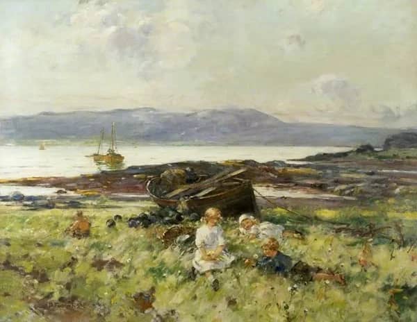 Morning Time Grogport Kintyre c1928 | Oil Painting Reproduction