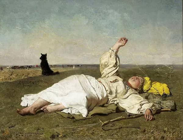 Indian Summer by Jozef Chelmonski | Oil Painting Reproduction