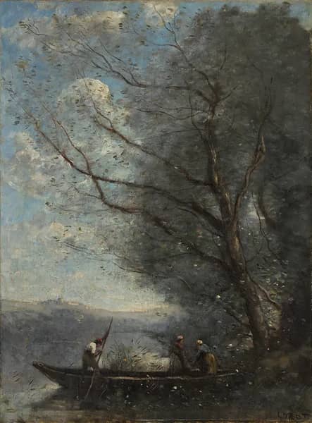 The Ferryman by Jean-Baptiste Corot | Oil Painting Reproduction