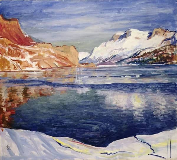 Freezing Lake Maloja 1933 | Oil Painting Reproduction