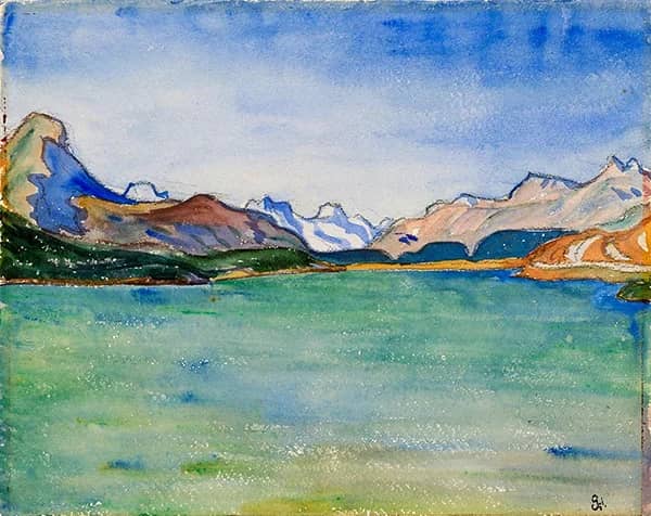 Lake Maloja 1920 by Giovanni Giacometti | Oil Painting Reproduction