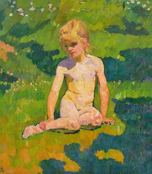 Ottilia 1909 by Giovanni Giacometti | Oil Painting Reproduction