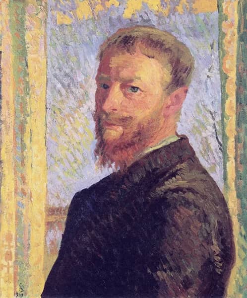 Self Portrait 1909 by Giovanni Giacometti | Oil Painting Reproduction