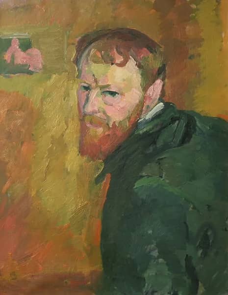 Self Portrait 1913 by Giovanni Giacometti | Oil Painting Reproduction
